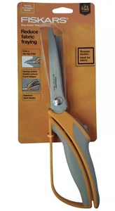 FISKARS EASY ACTION PINKING SHEARS 10.5" | ZIGZAG PRECISION | LIFETIME WARRANTY - Picture 1 of 2