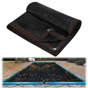 Leaf Netting Pool Leaf Screen Cover For Ground Rectangle Pools Fine Mesh Pool - Picture 1 of 13