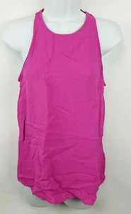 J.CREW Women Small 0 Blouse Sleeveless Racerback Keyhole Pink Tank Top - Picture 1 of 6
