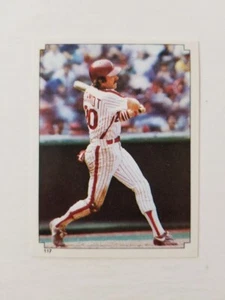 MIKE SCHMIDT 1984 TOPPS ALBUM BASEBALL STICKER #117 PHILADELPHIA PHILLIES - Picture 1 of 2