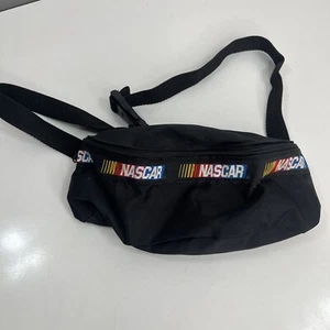Vintage NASCAR Fanny Pack Waist Bag cross Canvas Made In USA - Picture 1 of 9