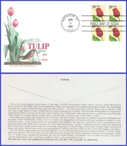 USA3 #2527a U/A ARTMASTER FDC BL4  Flower - Imagen 1 de 1