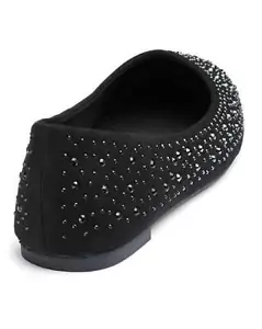 BRANDY STUDDED BALLERINA EX WIDE FIT UK Size 7 - Picture 1 of 2