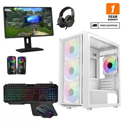 Fast Gaming PC Bundle Core i5 16GB Ram SSD+HDD 4GB GT730 22in NEXT DAY DELIVERY - Image 1 of 4