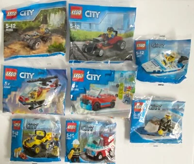 LEGO CITY POLYBAG 30566 + 30355 + 30354 + 30568 + 30152 + 30001 + 30002 + 30017 - Image 1 of 4