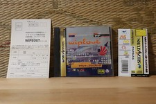 Wipeout Complete Set! Sega Saturn SS Japan Very Good+ Condition!
