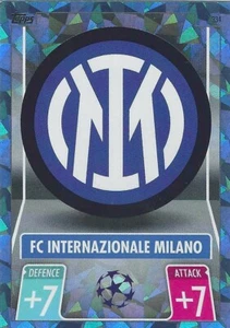 2021-22 TOPPS MATCH ATTAX UEFA CHAMPIONS FC INTERNAZIONALE MILANO CRYSTAL FOIL - Foto 1 di 1