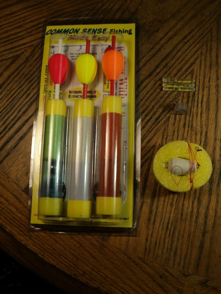 Bobber With a Brain SR 3 Pack Slip Float Crappie Trout Catfish Waleye