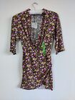 Pull & Bear Mini Dress Size XS Floral Summer Size 4-6 uk
