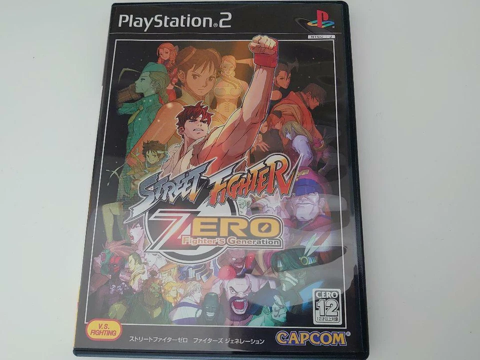 PS2 Street Fighter ZERO Fighters Generation CAPCOM PlayStation 2 Japan Import - Image 1 of 3