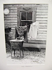 MATTED PHOTOGRAPHY Marjorie Kinnan Rawlings Clothesline 16x20 By Larry Santucci - Picture 1 of 3