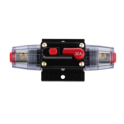 MARKENLOS 12V-24V Auto Leistungsschalter 30A Manuellen Reset Schalter Sicherung
