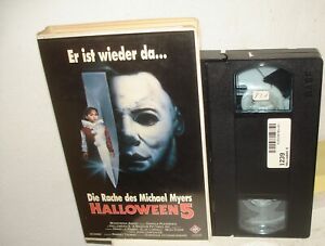 Halloween 5 VHS UFA Die Rache Des Michael Myers Große Box