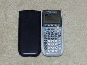 Texas Instruments TI-84 Plus Silver Edition Graphing Calculator TESTED GREAT CON - Picture 1 of 2