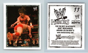 Triple H #55 WWE Heroes 2008 Merlin Wrestling Sticker