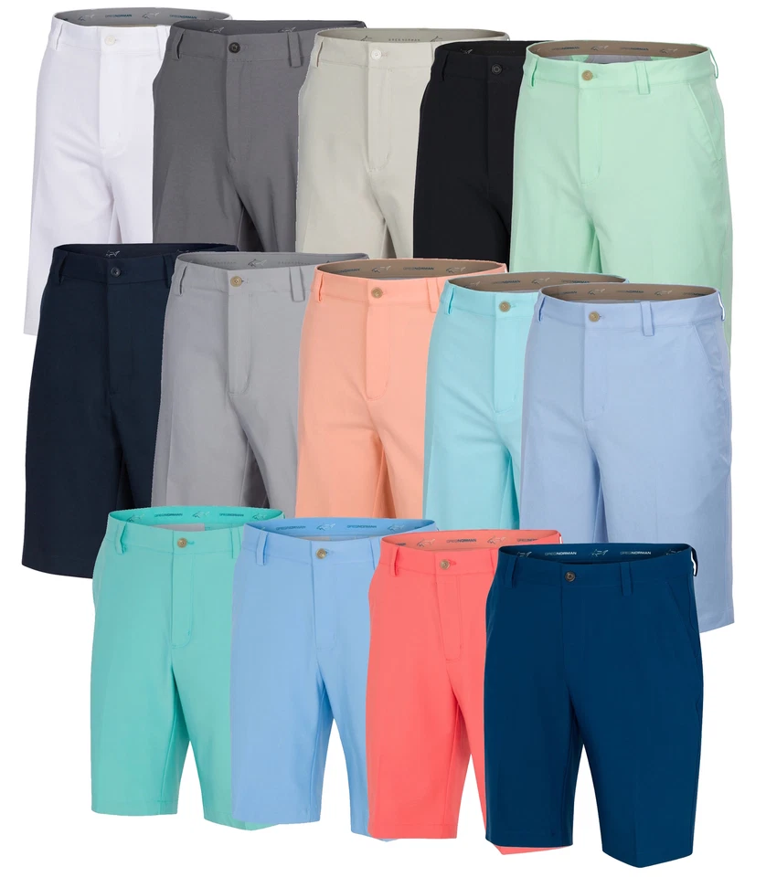 Greg Norman Mens ML75 Microlux Stretch Golf Shorts G7S9H902 - New - Image 1 of 1