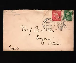 OPC 1919 NY W.S. Aldrich Perfin "S&F" #S344 35243 - Bild 1 von 3