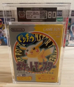 ESG 80 ESPORTS GRADING Game Boy Pokemon Yellow (Pikachu) Japan - Picture 1 of 7