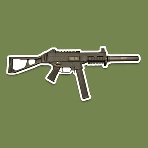 HK UMP45 Vinyl Aufkleber - H&K - Heckler & Koch 5 Zoll Aufkleber - Bild 1 von 2
