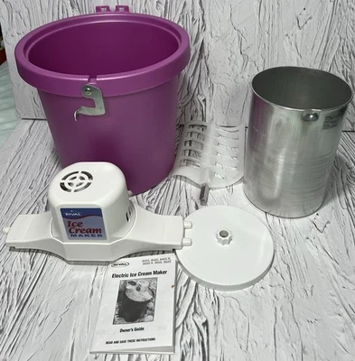 Congelador de helados y yogures Rival 4 cuartos de galón de colección púrpura PROBADO Foto 1 de 4