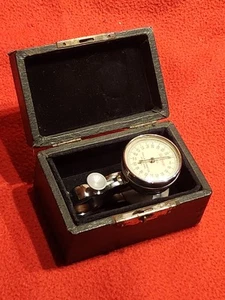 Medidor de hoja de esfera vintage Nº170 STARRET en estuche de cuero sintético - ¡Muy bien! - Imagen 1 de 9