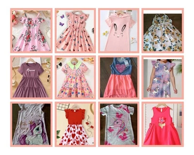 Schöne verschiedene Mädchenkleider Gr. 110/116 neu - Bild 1 von 4