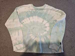 Abercrombie Kids Soft Green Tie Dye Sweater 15/16 - Picture 1 of 3