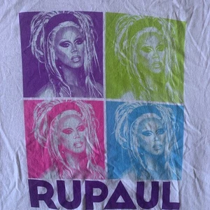 NEW Rupaul Duo Tone Square T-Shirt Size L - Picture 1 of 4
