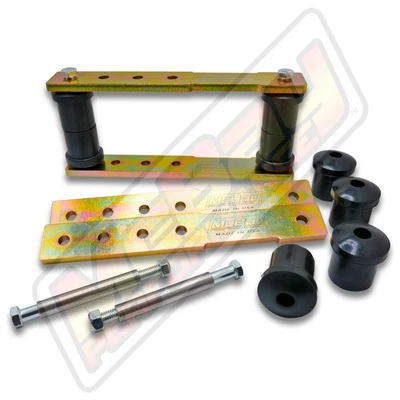 1"-4" Rear Adjustable 4-Position Shackle Lift Kit 65-73 Mustang Falcon Made USA - Image 1 of 4
