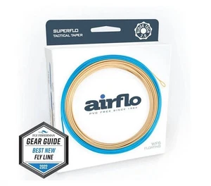 AIRFLO SUPERFLO RIDGE 2.0 TACTICAL TAPER WF-2-F #2 WEIGHT FLOATING FLY LINE - Picture 1 of 6