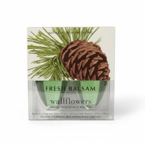 Bath And Body Works 2 Pack Of Fresh Balsam Wallflower Refills - Picture 1 of 5