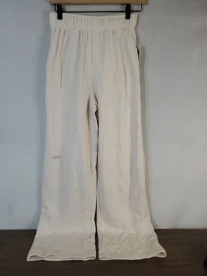 Pantalones acogedores No Boundaries para mujer pierna ancha polar 2 bolsillos con cordón talla XS Foto 1 de 4