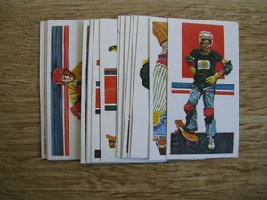 WALLS ICE CREAM CARDS - SKATEBOARD SUEFER - FULL SET OF 20 CARDS - 1978 - Picture 1 of 2