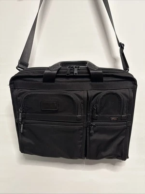 TUMI ALPHA 26114DH 17 Inch SLIM LAPTOP BRIEFCASE EUC - Image 1 of 4