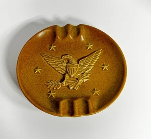 Chatham Pottery Ashtray Eagle & Stars - Vintage American Tobacciana - Picture 1 of 9