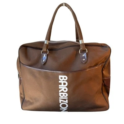 Vintage CanvasTote Bag Overnight Bag Barbizon Modeling School 1970s - 80s  - Image 1 of 4