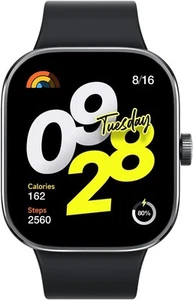 Xiaomi Redmi Watch 4 Smartwatch in Schwarz mit Bluetooth und Fitnessfunktionen - Zdjęcie 1 z 7