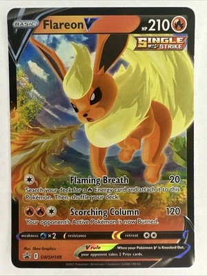Flareon V SWSH149 SWSH: Sword & Shield Promo Cards Holo - Image 1 of 2
