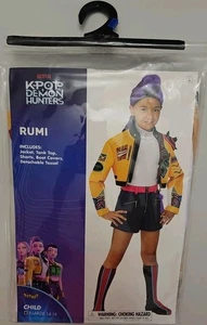 Kpop Dämonenjäger Geist Halloween Kostüm Kinder RUMI XL Kind Größe 14-16 NEU - Bild 1 von 7