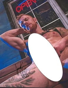 MODELO GAY ADULTO JACK 8x10 FOTO FIRMA DESNUDA - Imagen 1 de 1