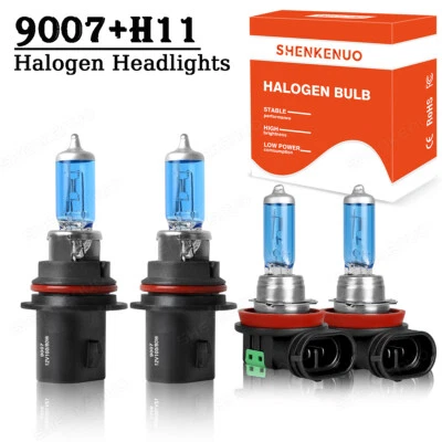 Faros halógenos de haz alto y bajo 4X para Suzuki SX4 2007-2013 4200 K Foto 1 de 4