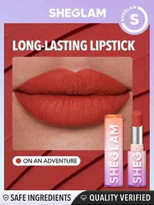 SHEGLAM 20 Colors Lipstick Creamy Matte Waterproof Long Lasting Matte Lipstick - Picture 1 of 44