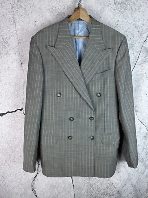 Blazer Corneliani Doble Botonadura Lana Mezcla Mohair Foto 1 de 4
