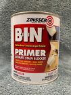 B-I-N by Zinsser White Flat Shellac-Based Primer Ultimate Stain Blocker 1 qt