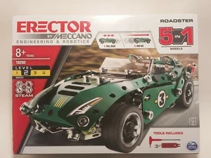 Erector By Meccano Roadster Level 2 Novice STEAM Curriculum With Pull Back Motor - Picture 1 of 4