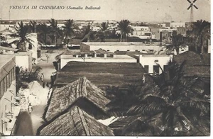1935 SOMALIA VIEW OF CHISIMAIO - Picture 1 of 2