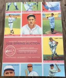 Spring 2015 REA Auction Catalog Robert Edward Auctions over 500 pages - Imagen 1 de 2