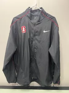 MENS Sz XL NIKE PRO ELITE STANFORD CARDINAL TEAM ISSUED JACKET MADE IN USA - Picture 1 of 24