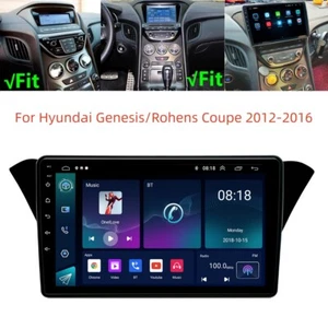 9'' Car Stereo Radio GPS Head Unit For Hyundai Genesis/Rohens Coupe 2012-2016 - Picture 1 of 23