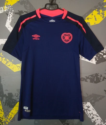Heart Of Midlothian Training Jersey Football Shirt Blue Umbro Mens Size S ig93 Cover